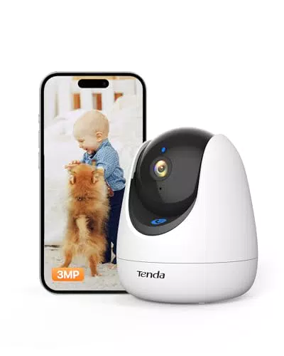 CP3 Pro - Telecamera Wi-Fi 360° 2K, Sicurezza per Bambini, Anziani e Animali