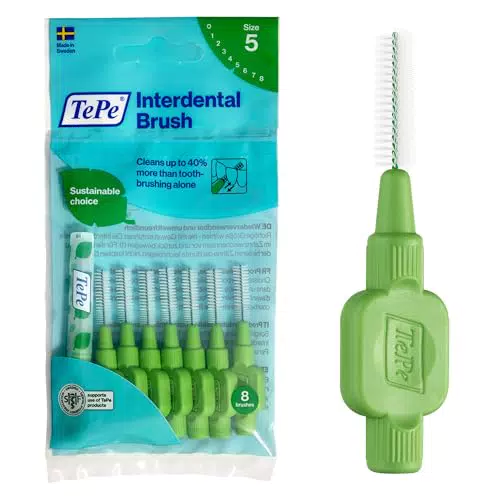 TePe Scovolino Original, 0.8 mm, Rimozione Placca e Pulizia Interdentale Efficace