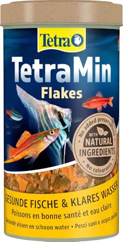TetraMin Flakes - Mangime in fiocchi per pesci ornamentali sani e acqua limpida