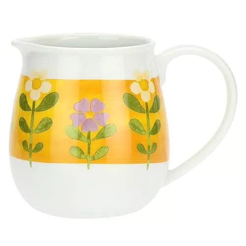 THUN Caraffa in Porcellana Decorata a Mano, Linea Florianne, Idea Regalo