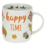 THUN Mug in Porcellana Decorata a Mano con Motivi Floreali - Happy Country