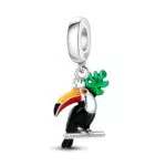 TINSLO Ciondolo in Argento Sterling 925 con Cubic Zirconia per Braccialetti