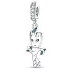 TINSLO Ciondolo Argento Sterling 925 con Cubic Zirconia per Braccialetti e Collane