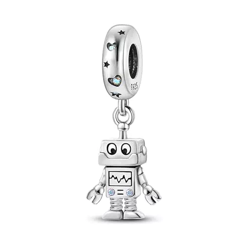 TINSLO Ciondolo in Argent Sterling 925 con Cubic Zirconia per Braccialetti Pandora