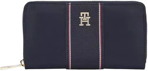 Tommy Hilfiger Portafoglio Poppy con Zip per Donna
