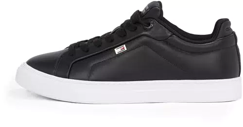 Tommy Hilfiger Sneakers Court Icon Flag in Pelle per Donna
