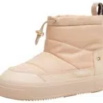 Tommy Hilfiger Stivali Donna Flag Nylon Mini Snowboot con Zeppa