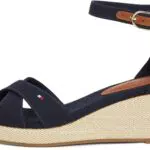 Tommy Hilfiger Espadrillas Zeppa Criss-Cros Mid Wedge Donna
