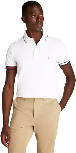 Tommy Hilfiger Polo S/S Uomo Flag Cuff Slim Fit Mw0mw38458
