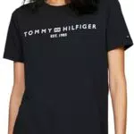 Tommy Hilfiger T-Shirt Donna Maniche Corte Scollo Rotondo