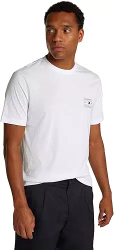 Tommy Hilfiger Stack Tee - T-Shirt Uomo in Cotone Casual