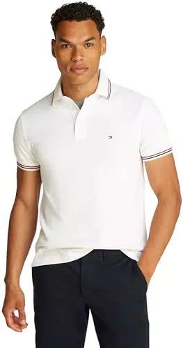Tommy Hilfiger Polo Tipped Slim Fit MW0MW37346 S/S per Adulto