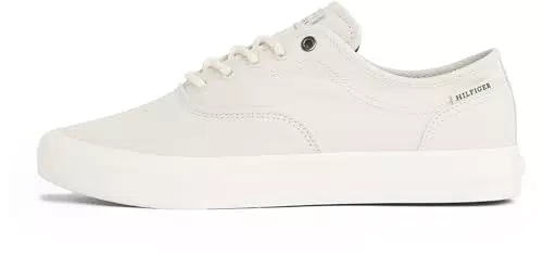Tommy Hilfiger Sneakers Vulcanizzate Low Oxford Twill Uomo con Logo