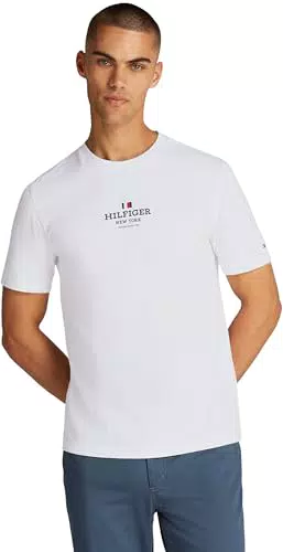 Tommy Hilfiger Uomo T-shirt Maniche Corte con Branding