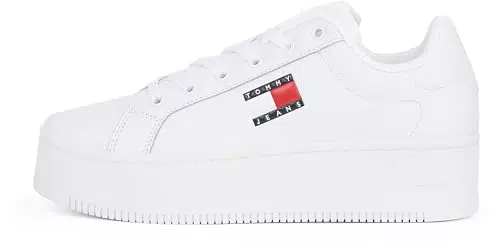 Tommy Jeans Sneakers Donna Flatform Zeppa con Suola Preformata