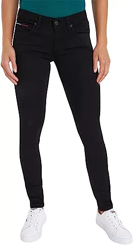 Tommy Jeans Jeans Donna Sophie Elasticizzati, Nero,