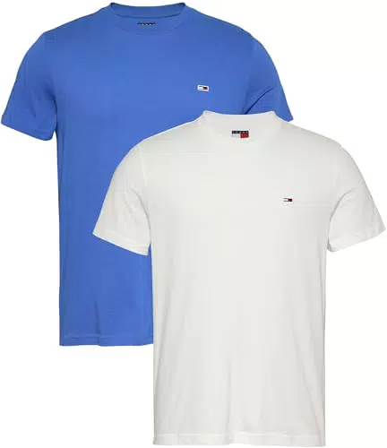 Tommy Jeans Tjm Xslim Jersey Tee - Maglietta Uomo Multicolore