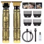 Tondeuse Hommes Elettrica Rechargeable USB con 4 Peigne e Finitore Senza Filo