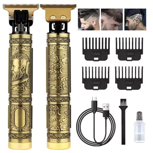 Tondeuse Hommes Elettrica Rechargeable USB con 4 Peigne e Finitore Senza Filo