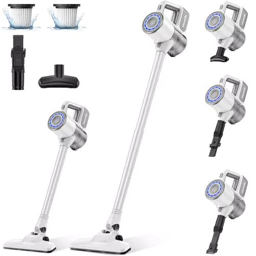 VersLife S6PRO Aspirapolvere Senza Fili con Potente Aspirazione 30KPa e Filtro HEPA