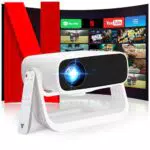 Wielio Videoproiettore Portatile Full HD 1080p con Android 11 e WiFi 6