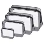 Volumoon Borse da Toilette Trasparenti in PVC per Cosmetici e Accessori da Viaggio