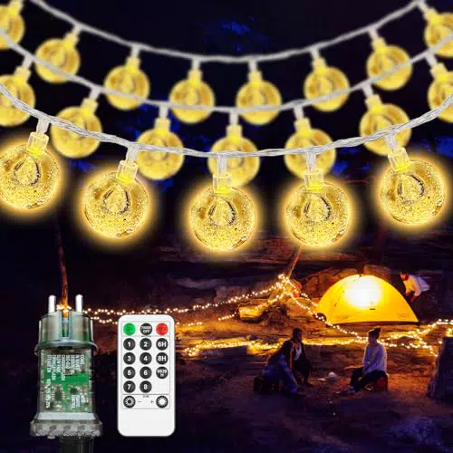 Vutizal Catena Luminosa LED Impermeabile per Esterni - Ideale per Giardino e Terrazzo