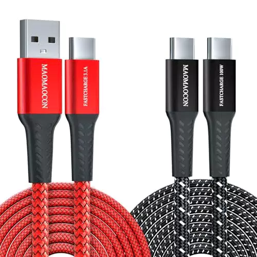 Anker Cavo USB C a C 100W PD 3.0 e Cavo USB A a C Ricarica Veloce per iPhone e Samsung