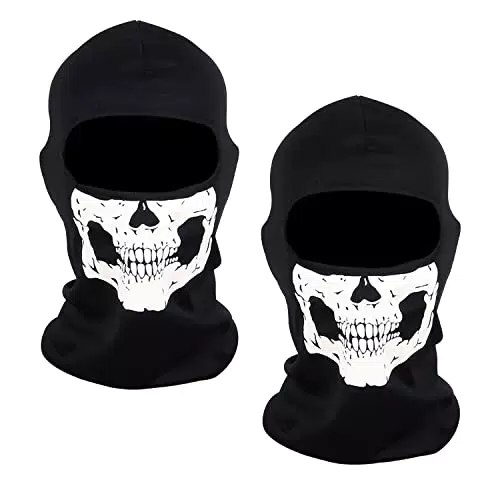 Maschera integrale antivento Ghost Skull per sci, moto e bicicletta