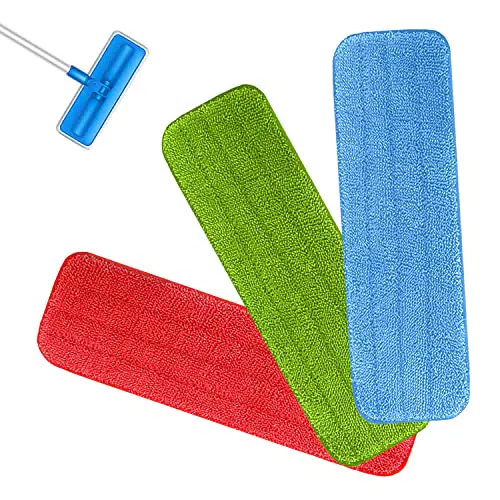 3 pezzo panni di ricambio per mop, Riutilizzabili Pad in fibra ultrafine
