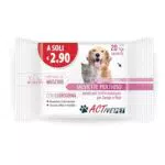 Active Pet Salviette Multiuso con Clorexidina per Cani e Gatti - Profumate al Muschio