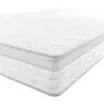 Amazon Basics Materasso Matrimoniale a Molle Insacchettate 7 Zone Medio-Rigido