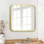 Americanflat Specchio Quadrato da Parete Moderno per Bagno e Salotto