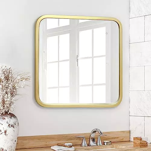 Americanflat Specchio Quadrato da Parete Moderno per Bagno e Salotto