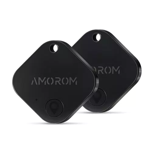 AMOROM Smart Air Tag Bluetooth Tracker Compatibile iOS/Android - Trova Oggetti