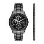 Armani Exchange Orologio Cronografo Uomo 42 mm con Cinturino in Acciaio