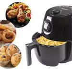 BEPER P101FRI001 Friggitrice ad aria calda senza olio, timer e temperatura regolabile