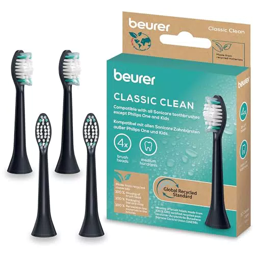 Beurer SC Classic Clean Testine di Ricambio per Spazzolino Elettrico Sonico