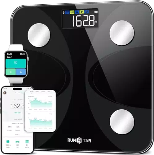 RunSTAR Bilancia Smart Digitale con Analizzatore di Composizione Corporea