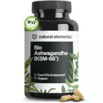 Bio Ashwagandha KSM-66 - Alto Dosaggio - Capsule di Polvere di Withania Somnifera