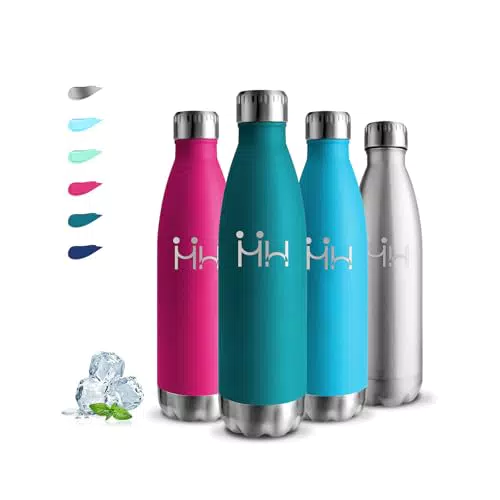 Borraccia Termica Acqua Inox Senza BPA per Bambini e Campeggio - Isolata Sottovuoto