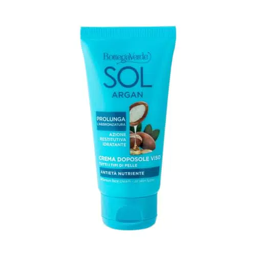 Bottega Verde Crema Viso Doposole SOL Argan - Antietà Nutriente e Idratante