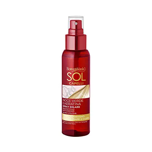 Bottega Verde Sol Capelli Spray Protettivo con Olio di Noce Verde e Keratina