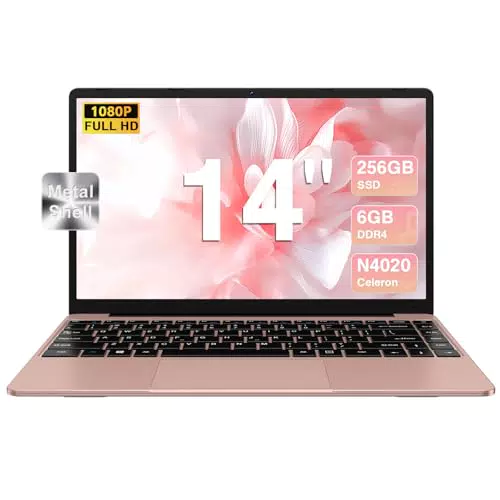 BVate PC Portatile 14" Notebook Windows 11 256GB Espandibile 1TB SSD