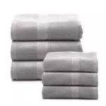 Caleffi Set di Asciugamani in Morbida Spugna 100% Cotone per Bagno e Viso