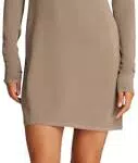 Calvin Klein Abito in Maglia Smooth Yarn Lunghezza al Ginocchio Donna