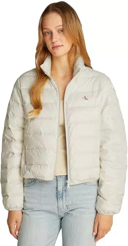 Calvin Klein Donna Piumino Down Shine Lucido, Avorio