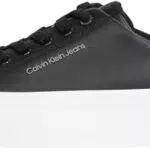 Calvin Klein Sneakers Vulcanizzate Flatform Low in Pelle per Donna