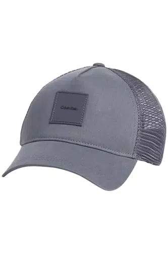 Calvin Klein Cappellino Tonal Patch Trucker in Cotone per Uomo