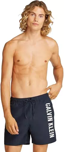 Calvin Klein Pantaloncini da Bagno Medium con Coulisse per Uomo